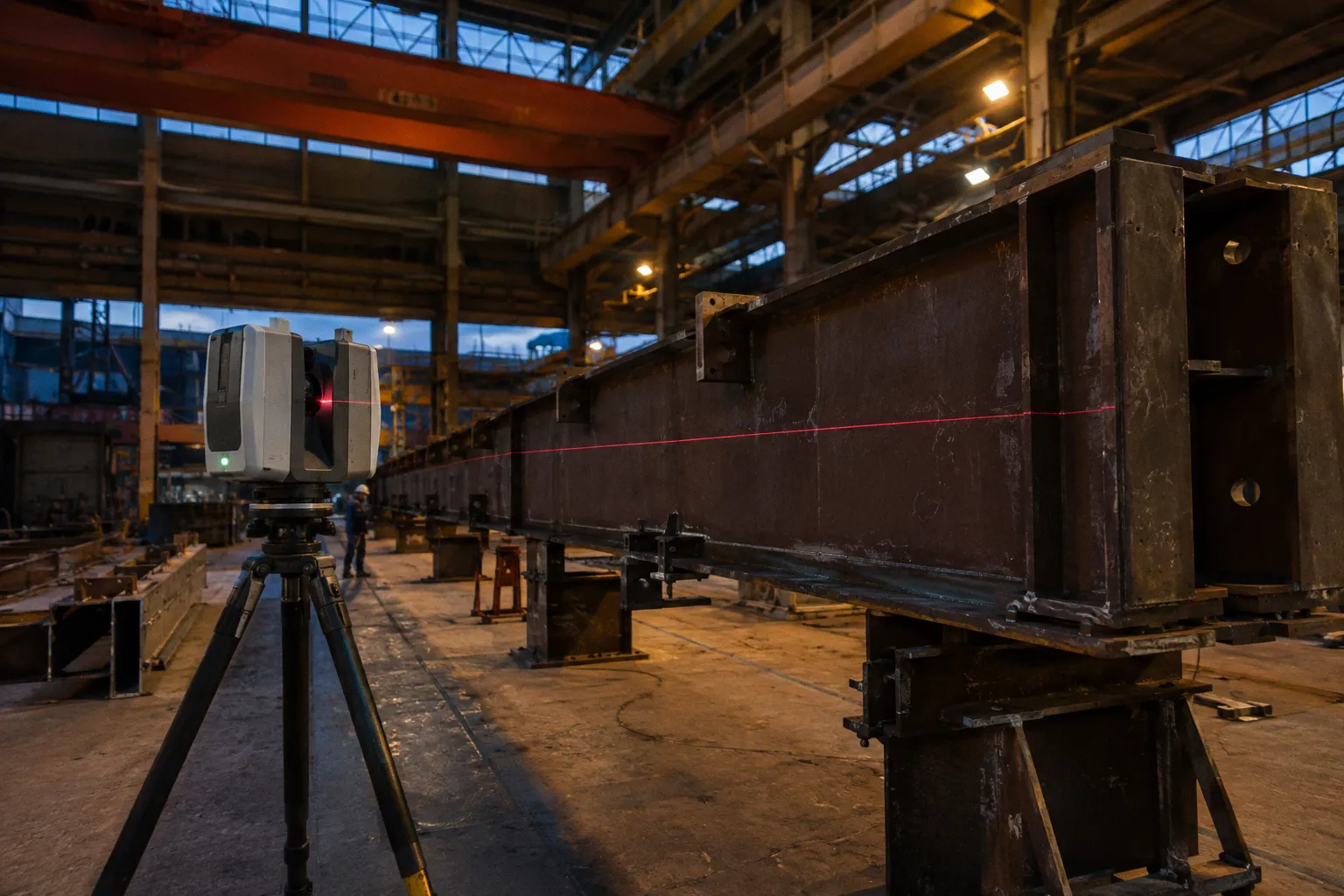 3D Laser Scanning for Steel Frame Virtual Fit-Up