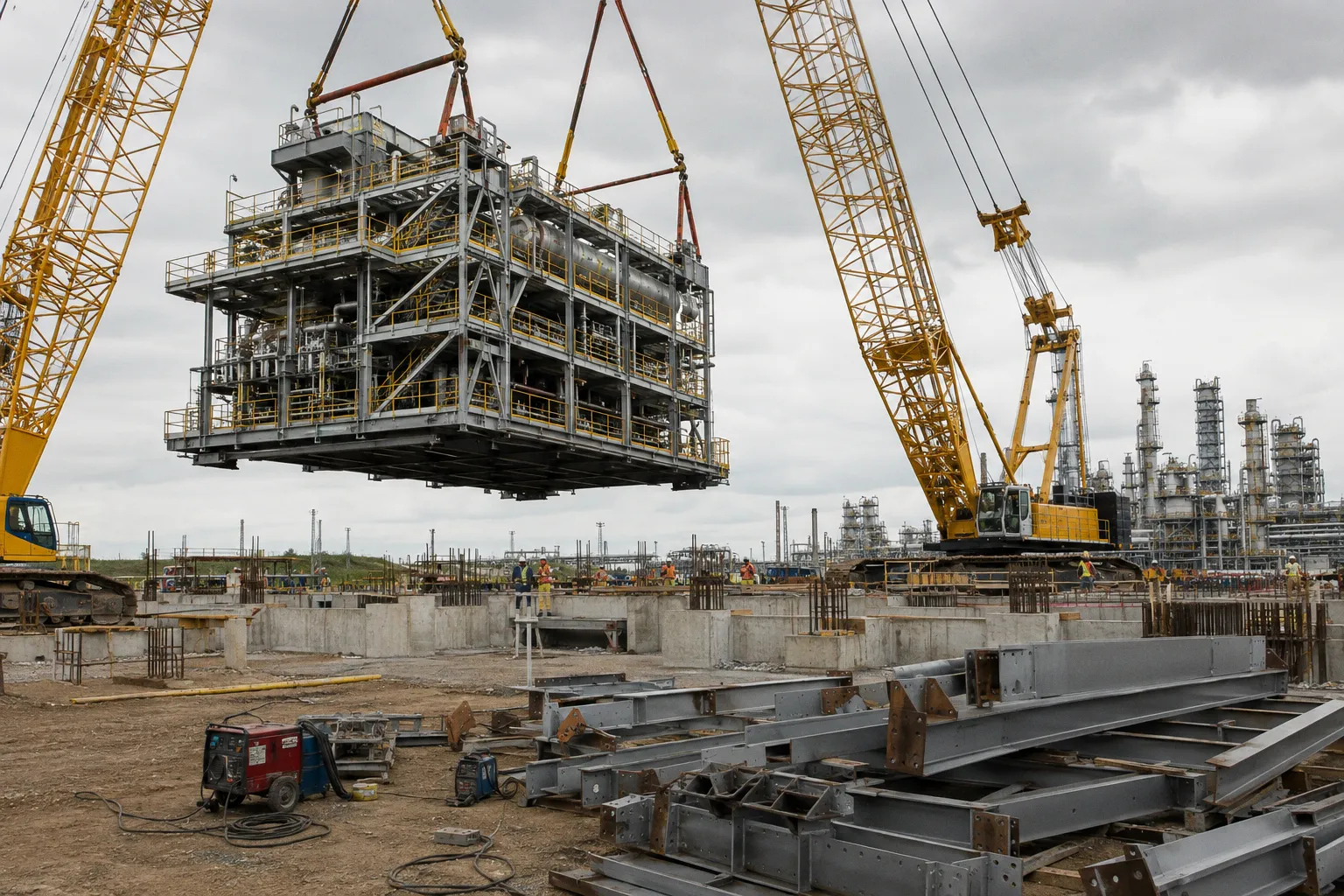 Modular Construction vs Stick-Built Refinery Erection